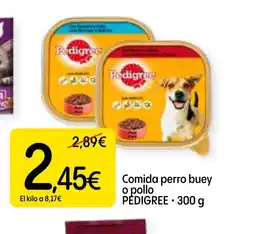 Economy Cash PEDIGREE Comida perro buey o pollo oferta