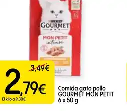 Economy Cash GOURMET MON PETIT Comida gato pollo oferta
