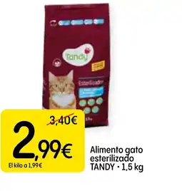 Economy Cash TANDY Alimento gato esterilizado oferta