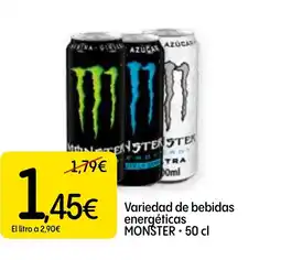 Economy Cash MONSTER Variedad de bebidas energéticas oferta