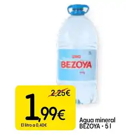 Economy Cash BEZOYA Agua mineral oferta