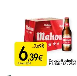 Economy Cash MAHOU Cerveza 5 estrellas oferta