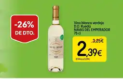 Economy Cash NAVAS DEL EMPERADOR Vino blanco verdejo D.O. Rueda oferta