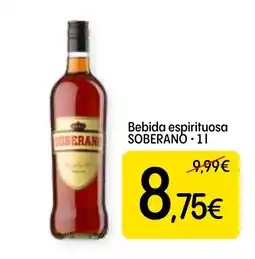 Economy Cash SOBERANO Bebida espirituosa oferta