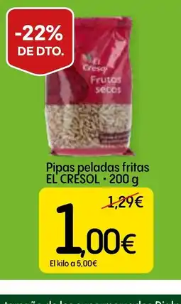 Economy Cash EL CRESOL Pipas peladas fritas oferta