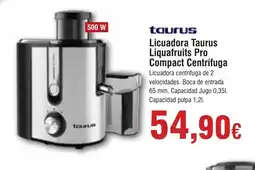 Hiper FROIZ TAURUS Licuadora Liquafruits Pro Compact Centrífuga oferta