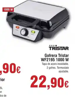 Hiper FROIZ TRISTAR Gofrera WF2195 1000 W oferta