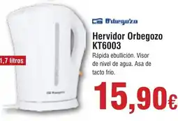 Hiper FROIZ ORBEGOZO Hervidor KT6003 oferta