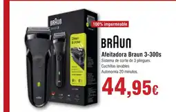 Hiper FROIZ BRAUN Afeitadora 3-300s oferta