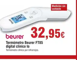 Hiper FROIZ BEURER Termómetro Beurer FT85 digital clínico to oferta