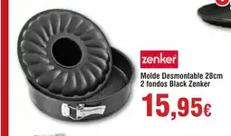 Hiper FROIZ ZENKER Molde Desmontable 2 fondos Black oferta