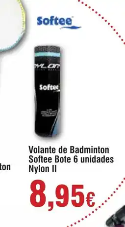 Hiper FROIZ SOFTEE Volante de Badminton Bote 6 unidades Nylon II oferta