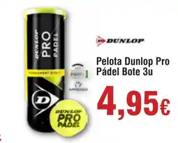 Hiper FROIZ DUNLOP Pelota Pro Pádel Bote 3u oferta