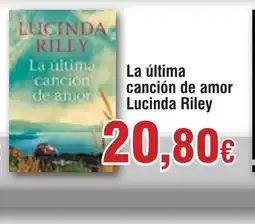Hiper FROIZ La última canción de amor Lucinda Riley oferta