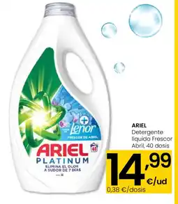 Aliprox ARIEL Detergente líquido Frescor Abril, 40 dosis oferta