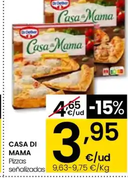 Aliprox CASA DI MAMA Pizzas señalizadas oferta