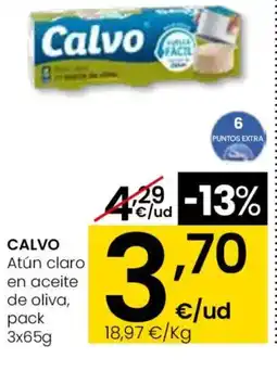 Aliprox CALVO Atún claro en aceite de oliva oferta