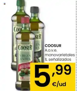 Aliprox COOSUR A.O.v.e. monovarietales oferta