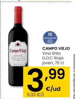 Aliprox CAMPO VIEJO Vino tinto D.O.C Rioja joven oferta