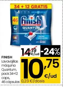 Aliprox FINISH Lavavajillas máquina Quantum oferta