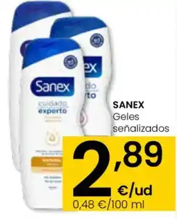 Aliprox SANEX Geles señalizados oferta