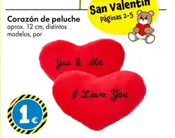 TEDi Corazón de peluche oferta