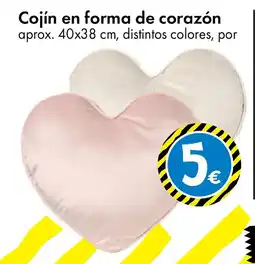 TEDi Cojín en forma de corazón oferta