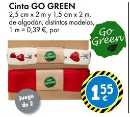 TEDi GO GREEN Cinta oferta