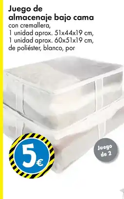 TEDi Juego de almacenaje bajo cama oferta