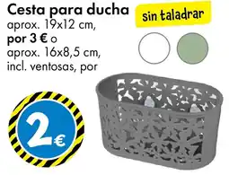 TEDi Cesta para ducha oferta