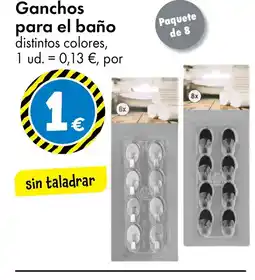 TEDi Ganchos para el baño oferta