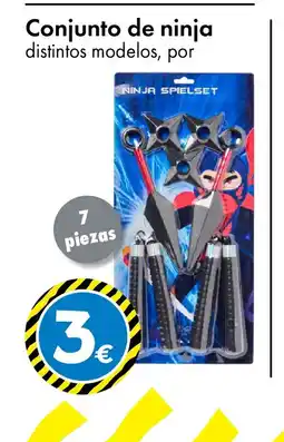 TEDi Conjunto de ninja oferta