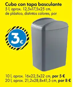 TEDi Cubo con tapa basculante oferta