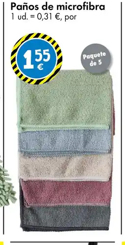 TEDi Paños de microfibra oferta