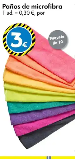 TEDi Paños de microfibra oferta
