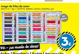 TEDi Juego de hilos de coser oferta