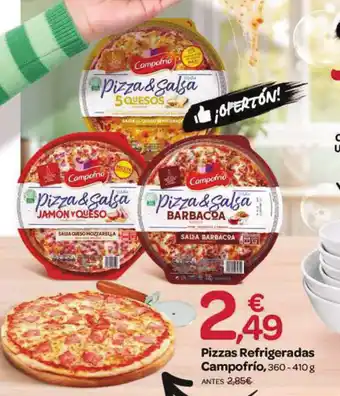 Supermercados El Jamón CAMPOFRIO Pizzas Refrigeradas oferta