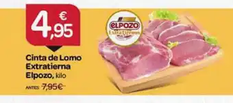 Supermercados El Jamón ELPOZO Cinta de Lomo Extratierna oferta