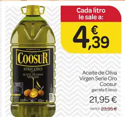 Supermercados El Jamón COOSUR Aceite de Oliva Virgen Serie Oro oferta