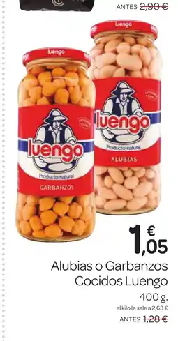 Supermercados El Jamón LUENGO Alubias o Garbanzos Cocidos oferta