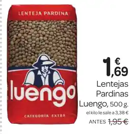 Supermercados El Jamón LUENGO Lentejas Pardinas oferta