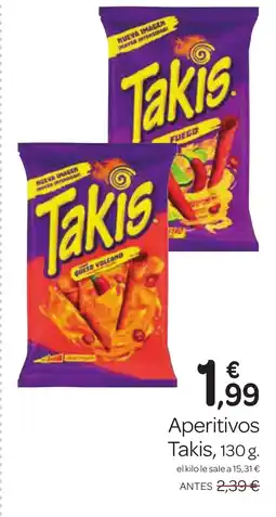 Supermercados El Jamón TAKIS Aperitivos oferta
