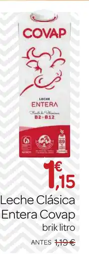 Supermercados El Jamón COVAP Leche Clásica Entera oferta