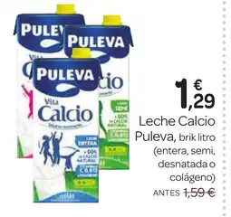 Supermercados El Jamón PULEVA Leche Calcio oferta