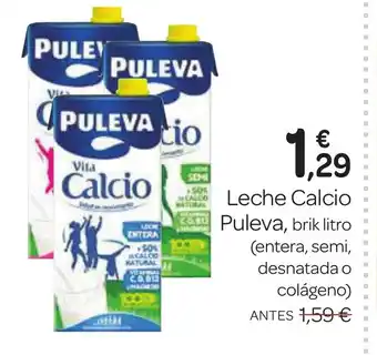 Supermercados El Jamón PULEVA Leche Calcio oferta