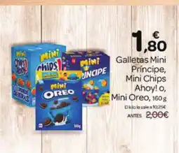 Supermercados El Jamón Galletas Mini Príncipe, Mini Chips Ahoy! o, Mini Oreo oferta