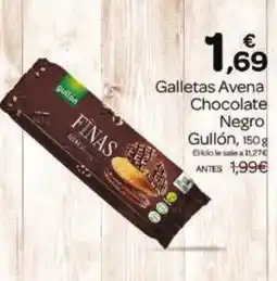 Supermercados El Jamón GULLÓN Galletas Avena Chocolate Negro oferta