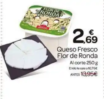 Supermercados El Jamón FLOR DE RONDA Queso Fresco oferta