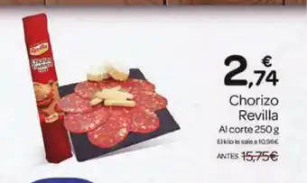 Supermercados El Jamón REVILLA Chorizo oferta