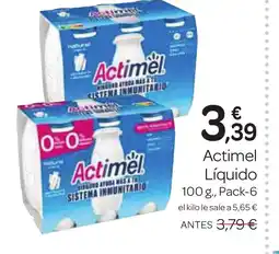 Supermercados El Jamón ACTIMEL Líquido oferta